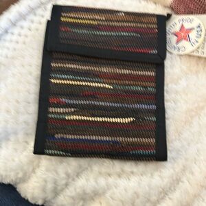 Hiker wallet with hand strap